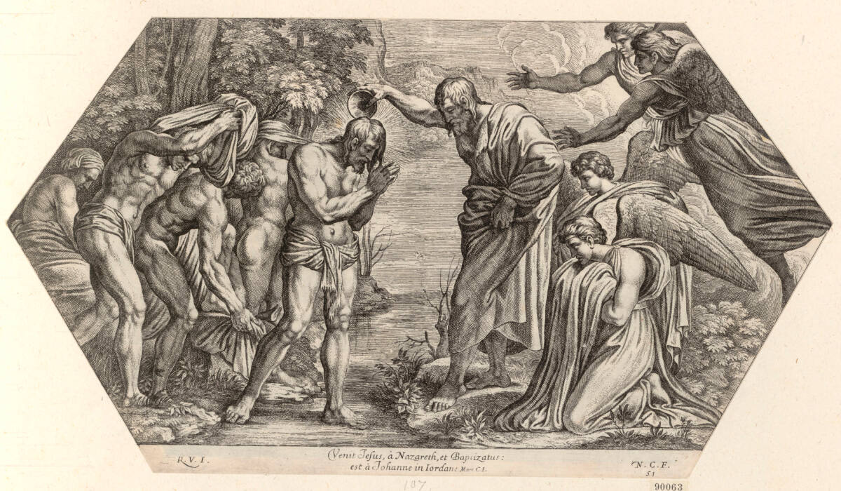 Taufe Christi, Nicolas Chaperon, 1649