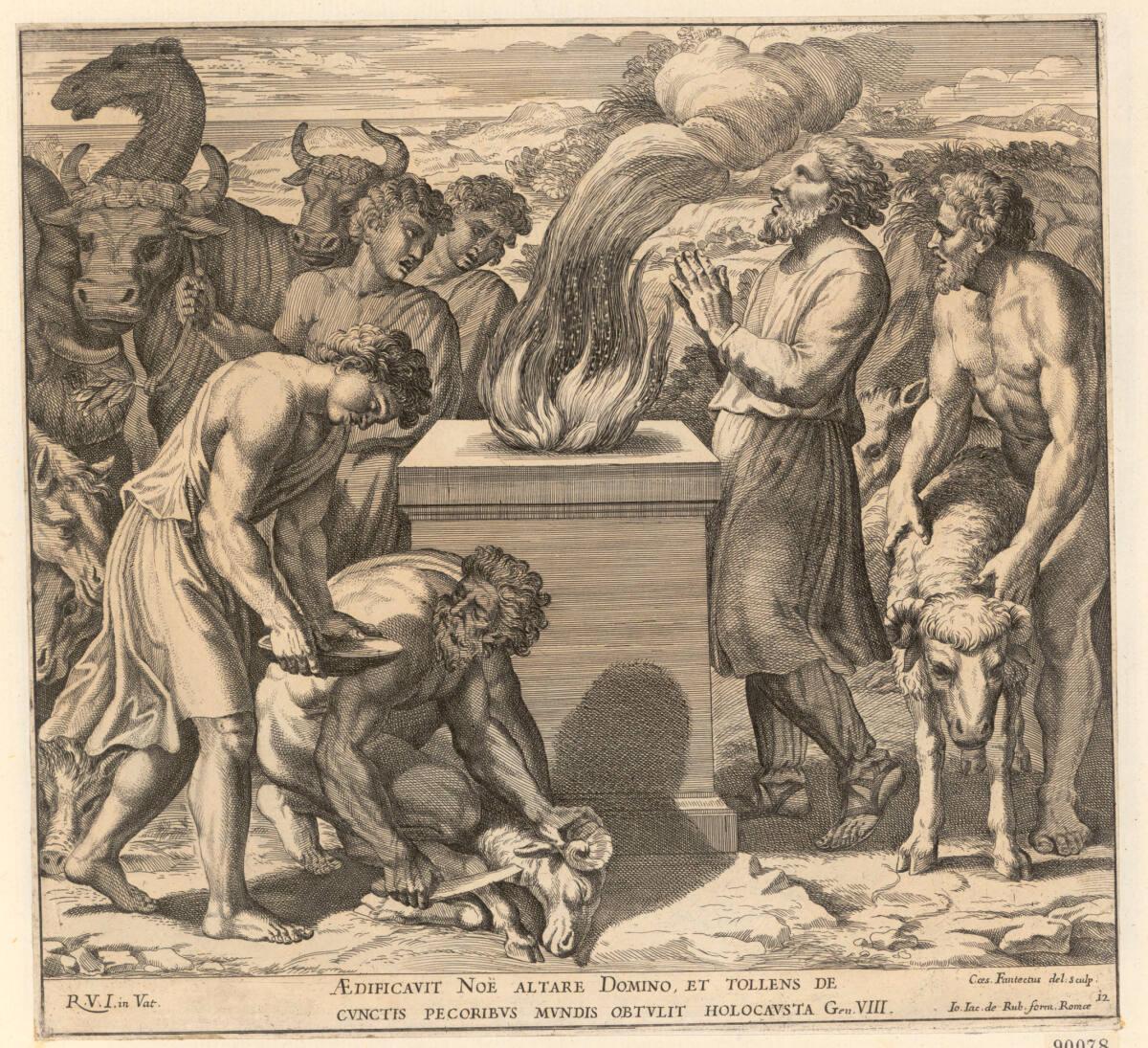 Noahs Opfer, Inv. Nr.: DG90078