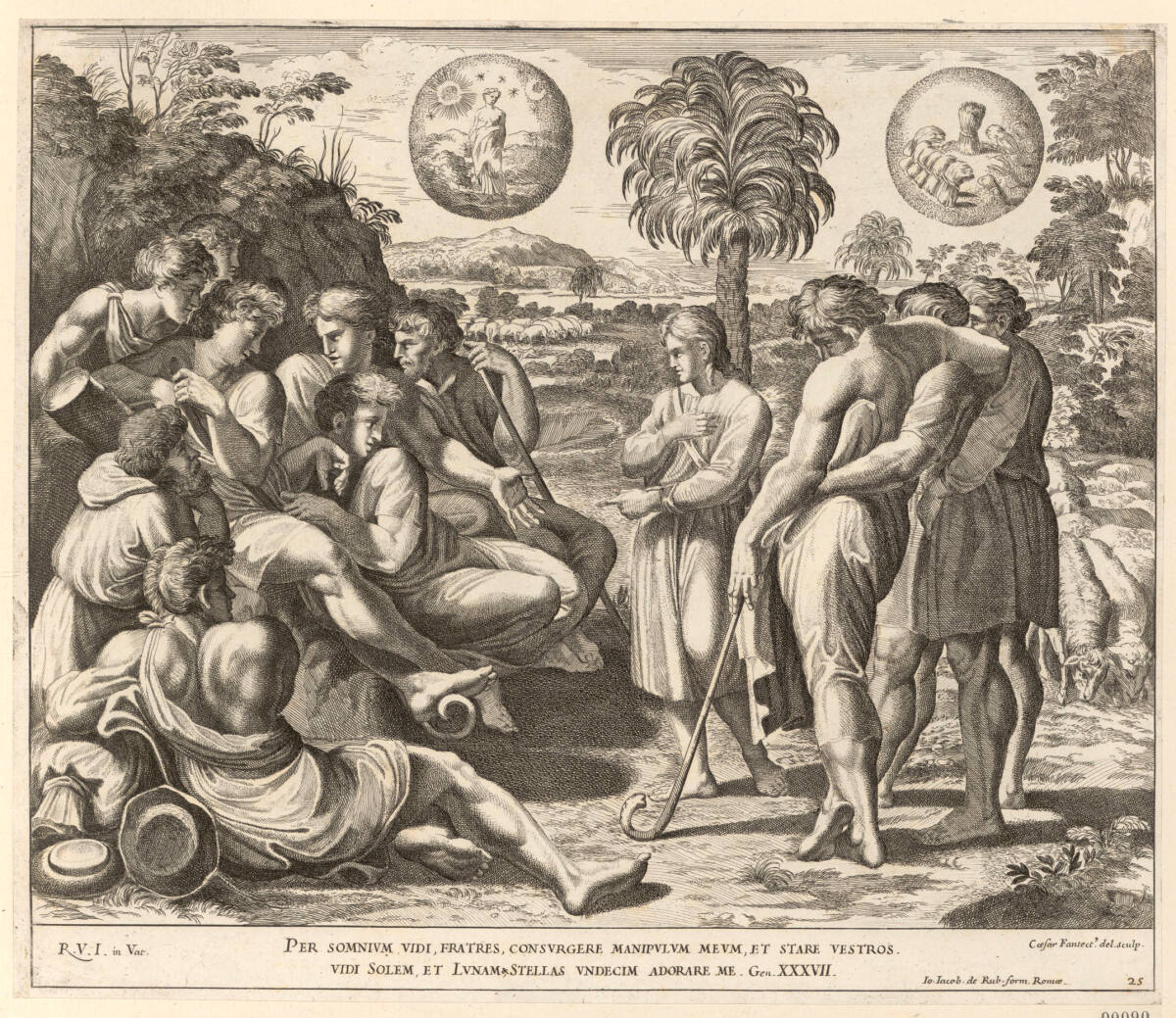 Josephs Traum, CesareFantetti, 1675
