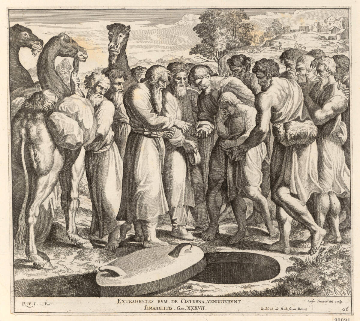 Joseph wird von seinem Brüdern verkauft, CesareFantetti, 1675