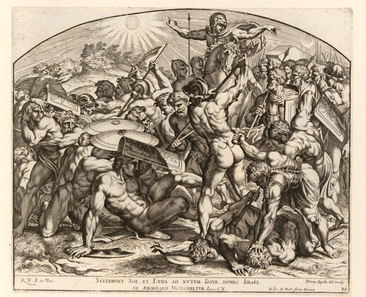 Josua befiehlt der Sonne stillzustehen, Inv. Nr.: DG90105