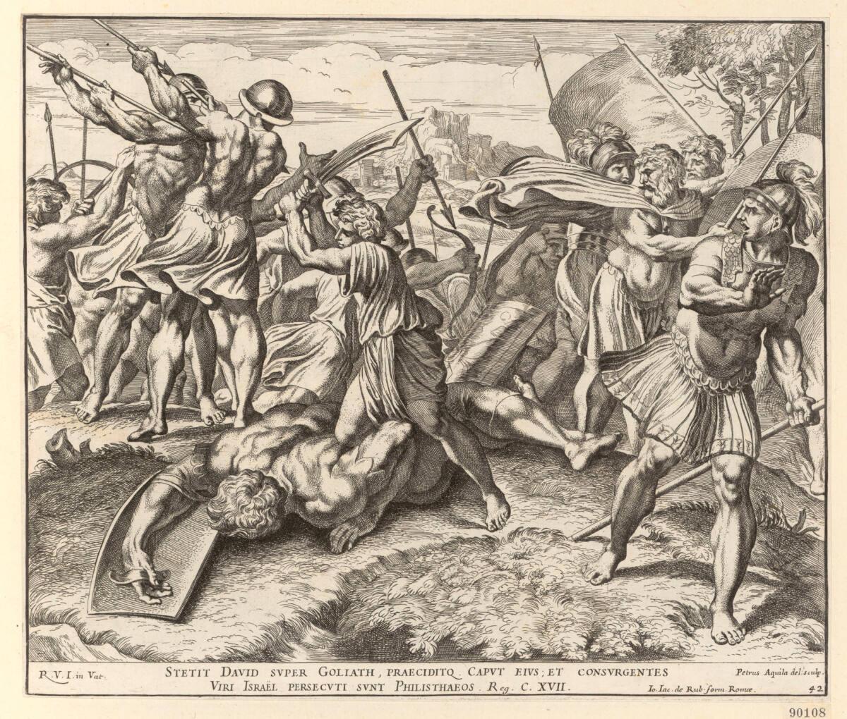 David tötet Goliath, Inv. Nr.: DG90108