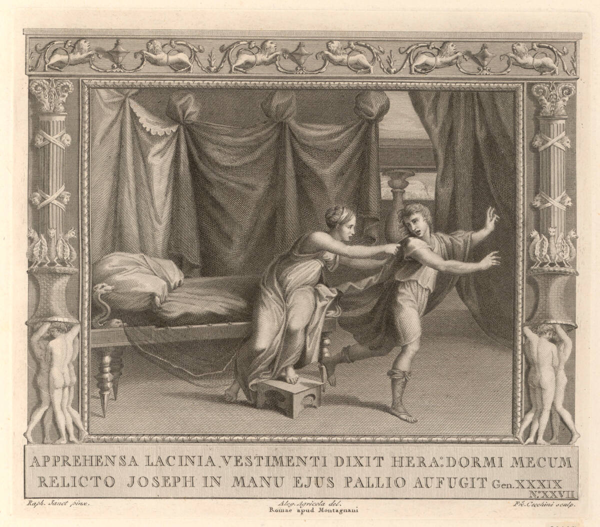 Joseph und die Frau des Potiphar, FrancescoCecchini