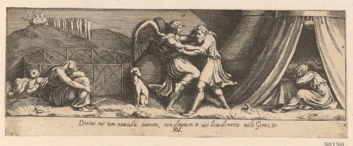 Jakob kämpft mit dem Engel, Raphael, 1650–1677