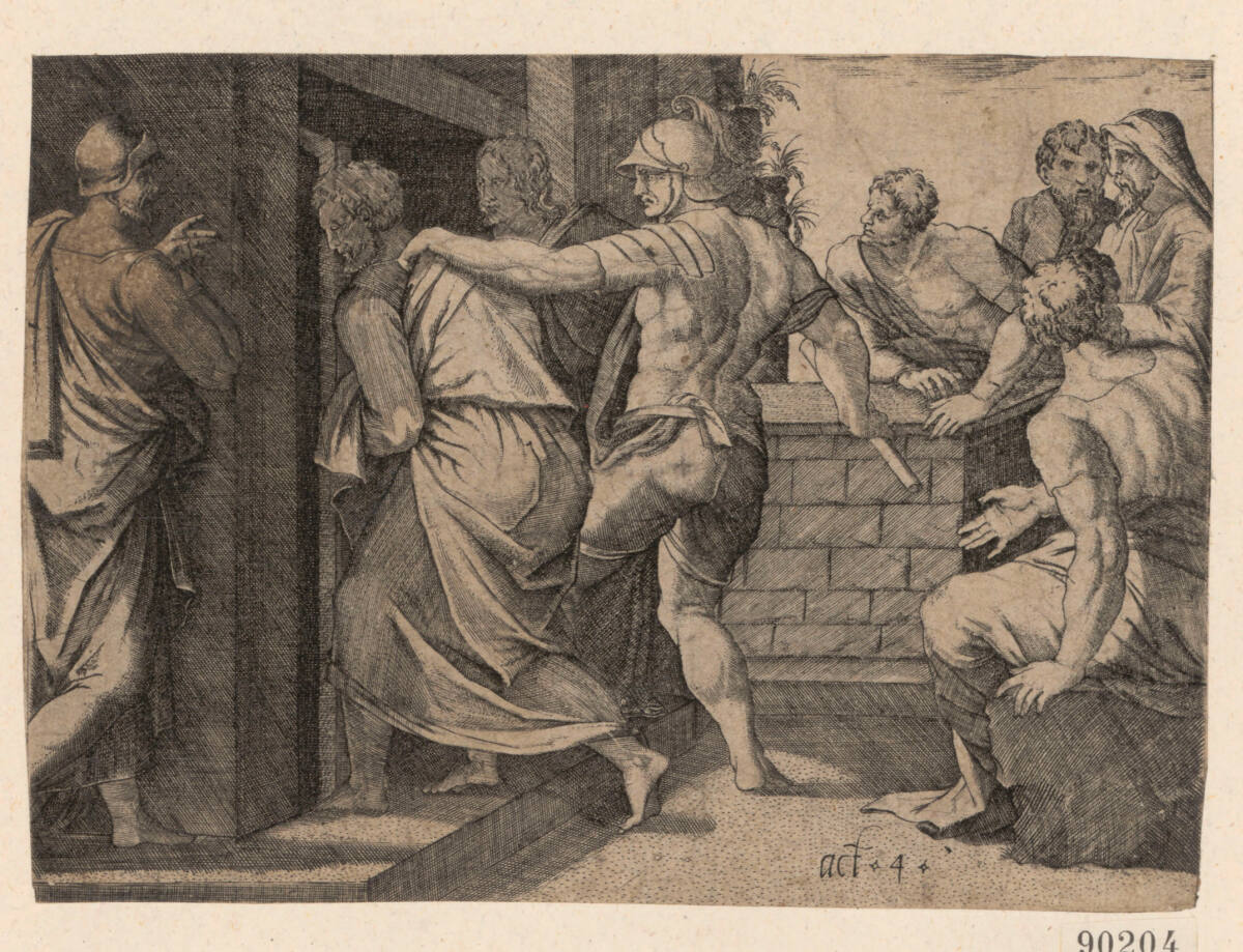 Szene aus dem Neuen Testament, Raphael, 1550–1750