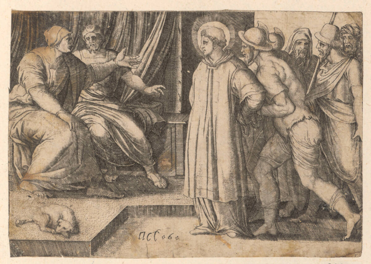 Szene aus dem Neuen Testament, Raphael, 1550–1750