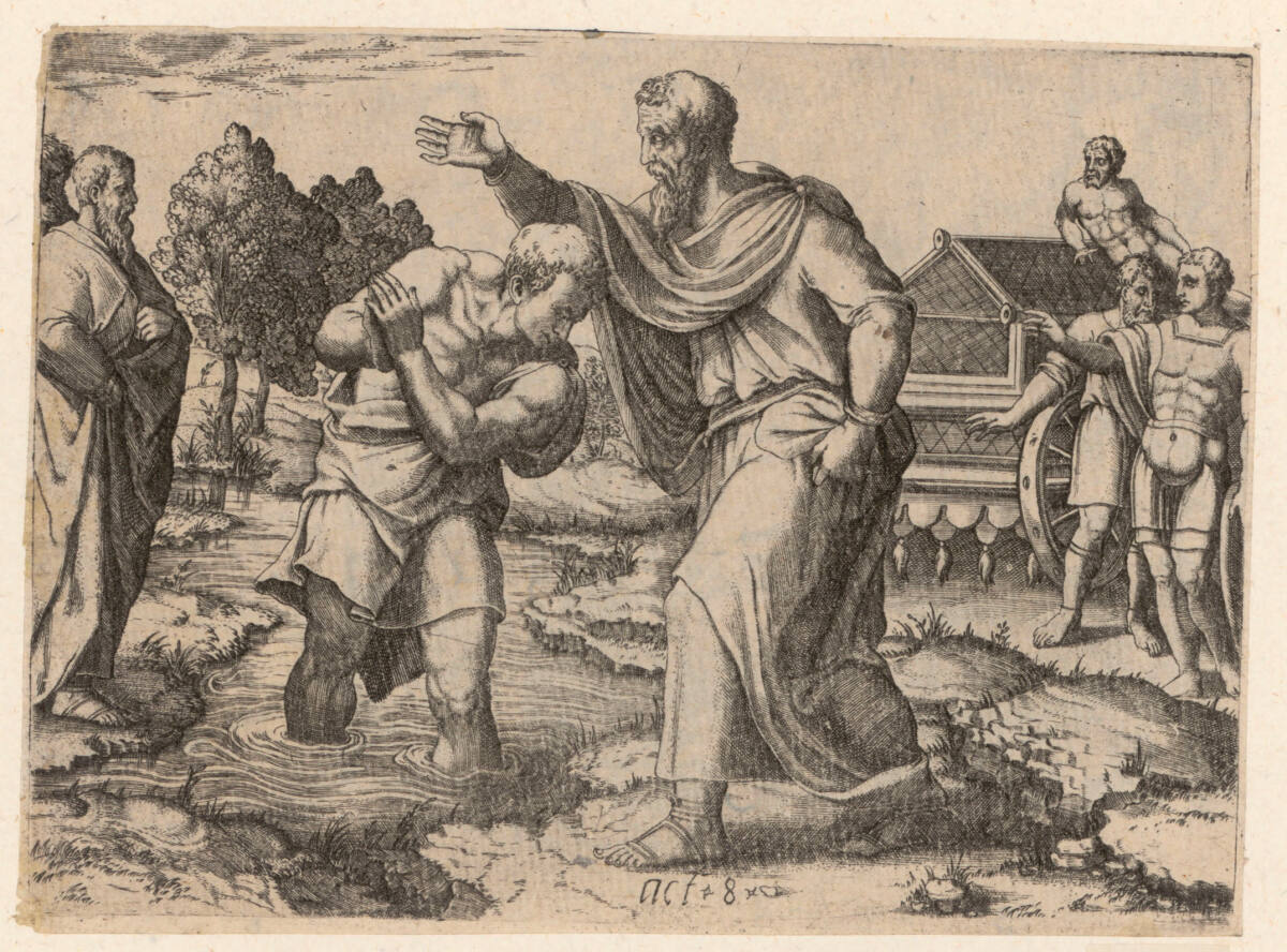 Szene aus dem Neuen Testament, Raphael, 1550–1750