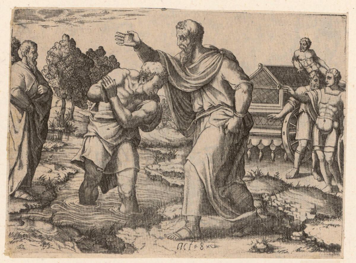 Szene aus dem Neuen Testament, Raphael, 1550–1750