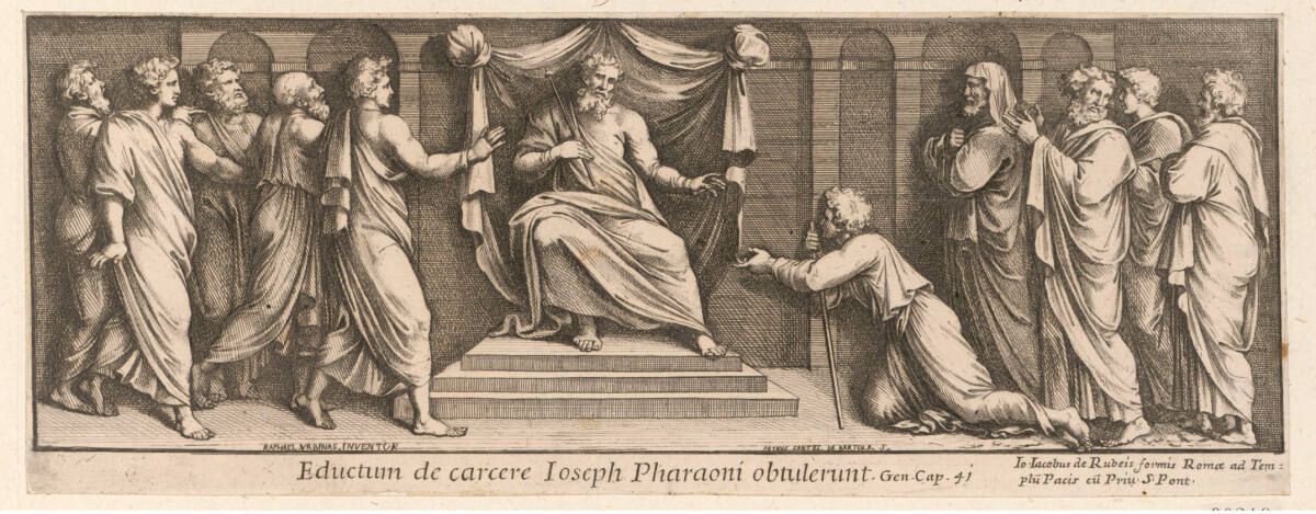 Joseph vor dem Pharao, 1650–1670