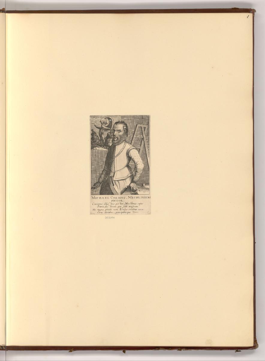 Michel Coxcie; Martin van Heemskerk, Porträt Michiel Coxie, Inv. Nr.: Holland nach Sektionen II…