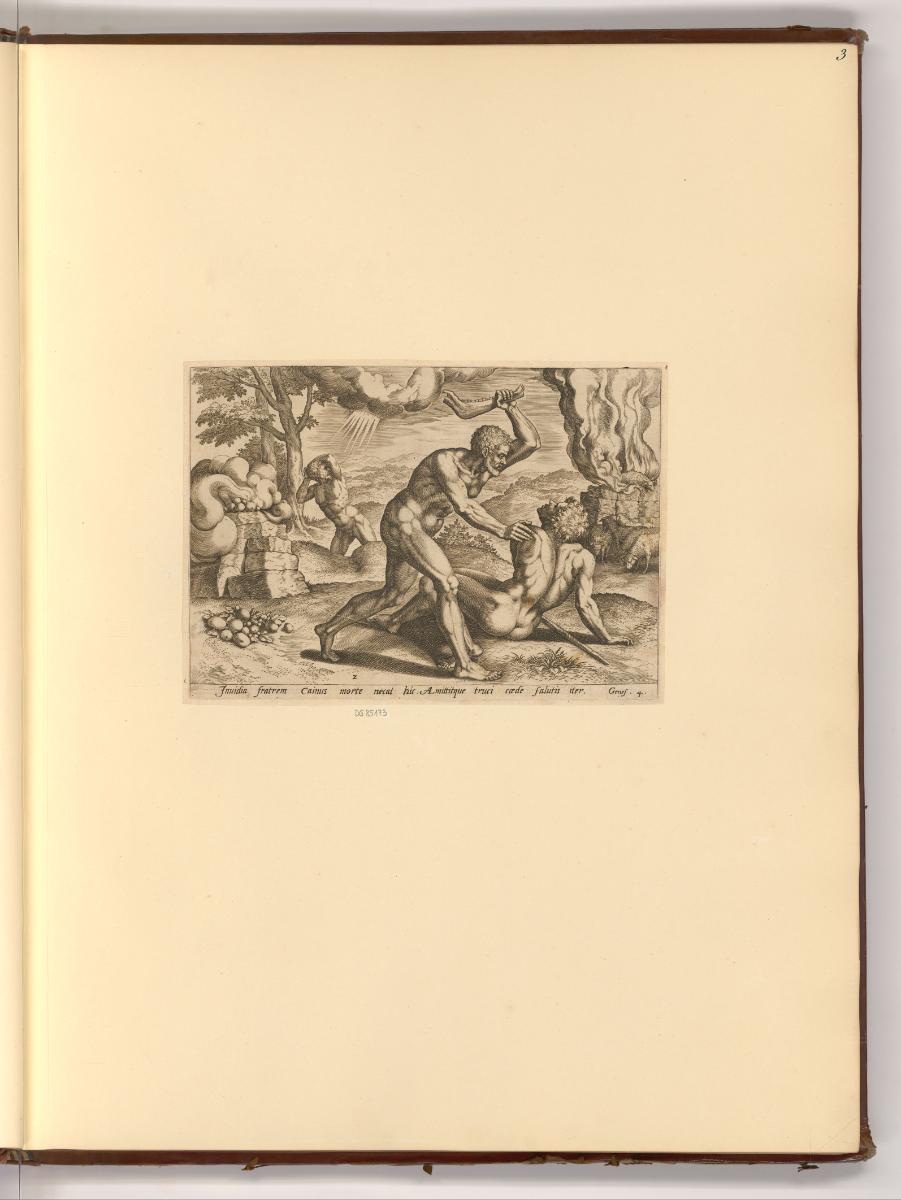 Michel Coxcie; Martin van Heemskerk, Kain erschlägt Abel, Inv. Nr.: Holland nach Sektionen II/2…
