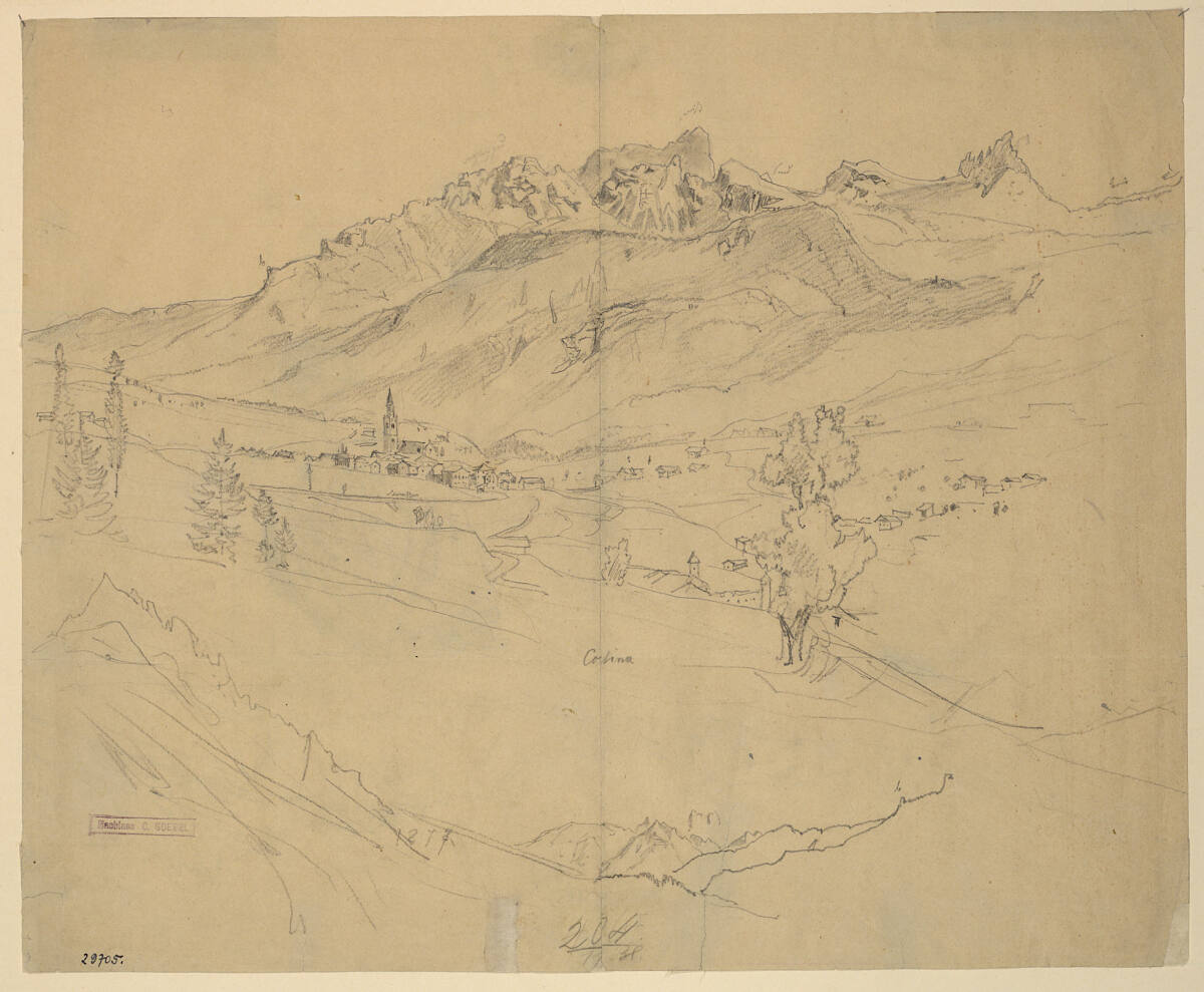 Blick auf Cortina, Carl Goebel