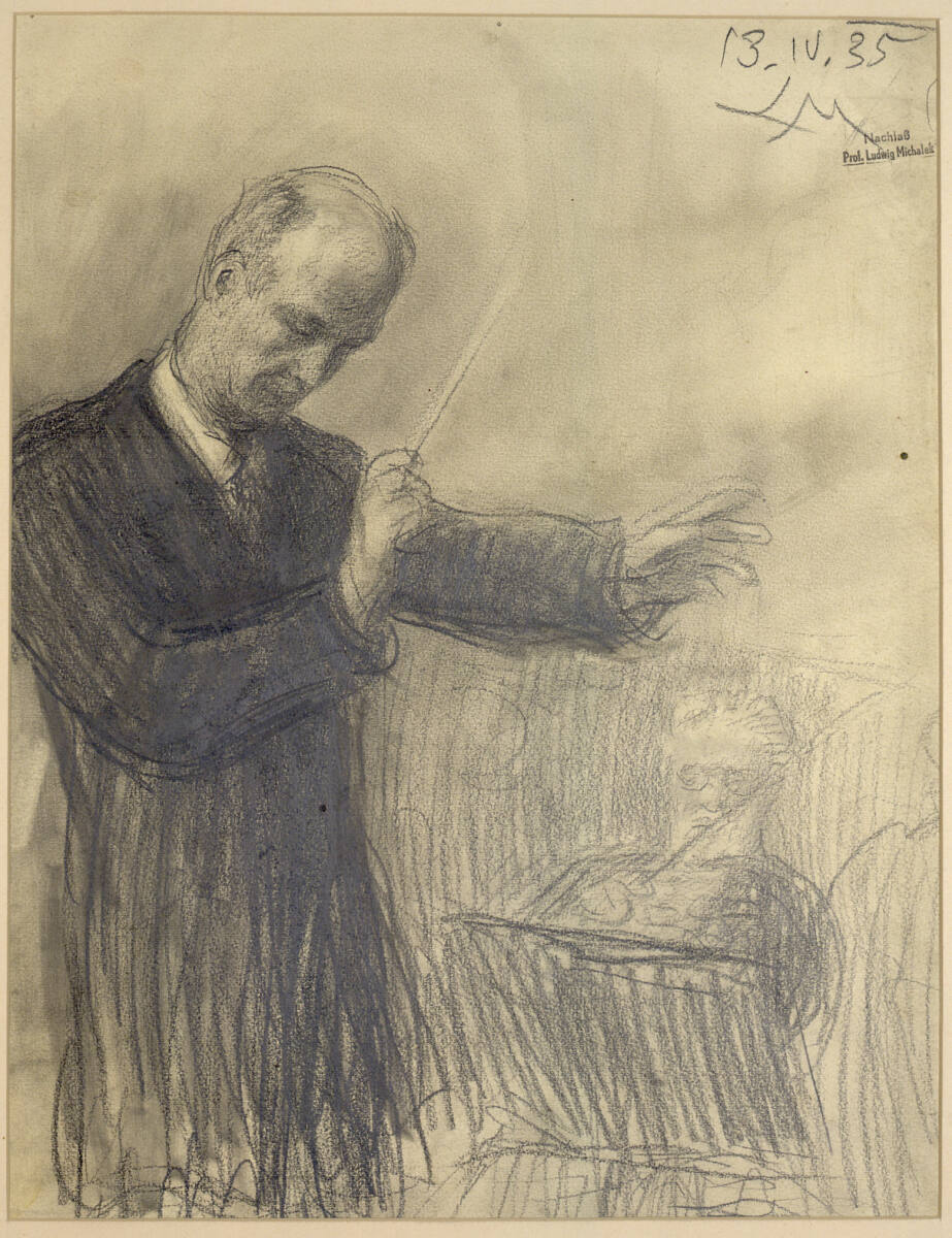 Furtwängler dirigierend, Ludwig Michalek, 1935
