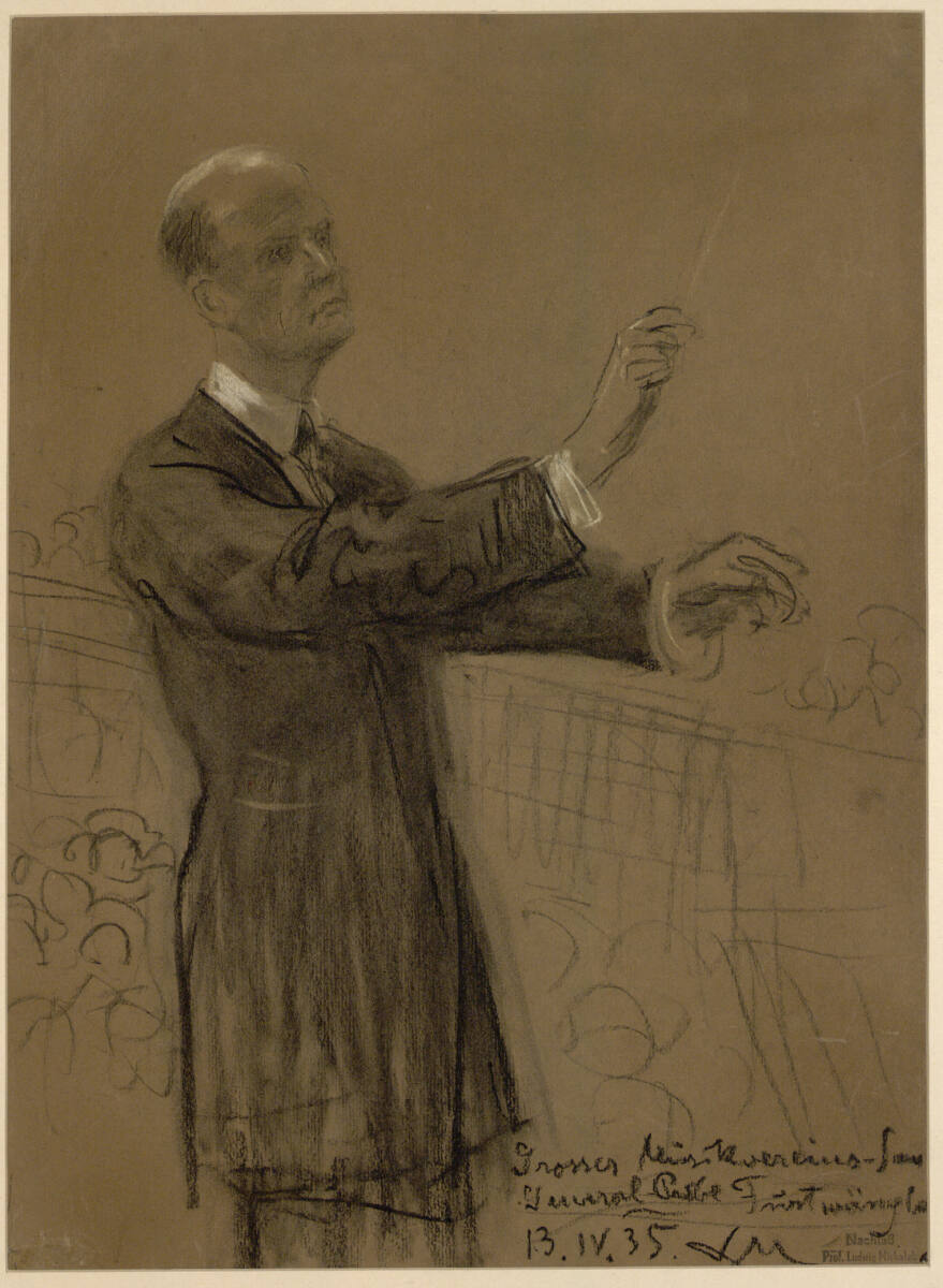 Furthwängler dirigierend, Ludwig Michalek, 1935