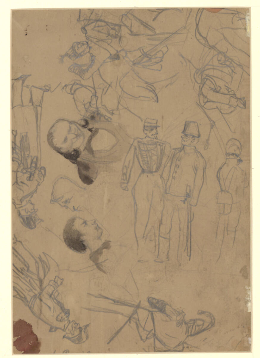 Verschiedene Köpfe und Figuren, Alois Greil