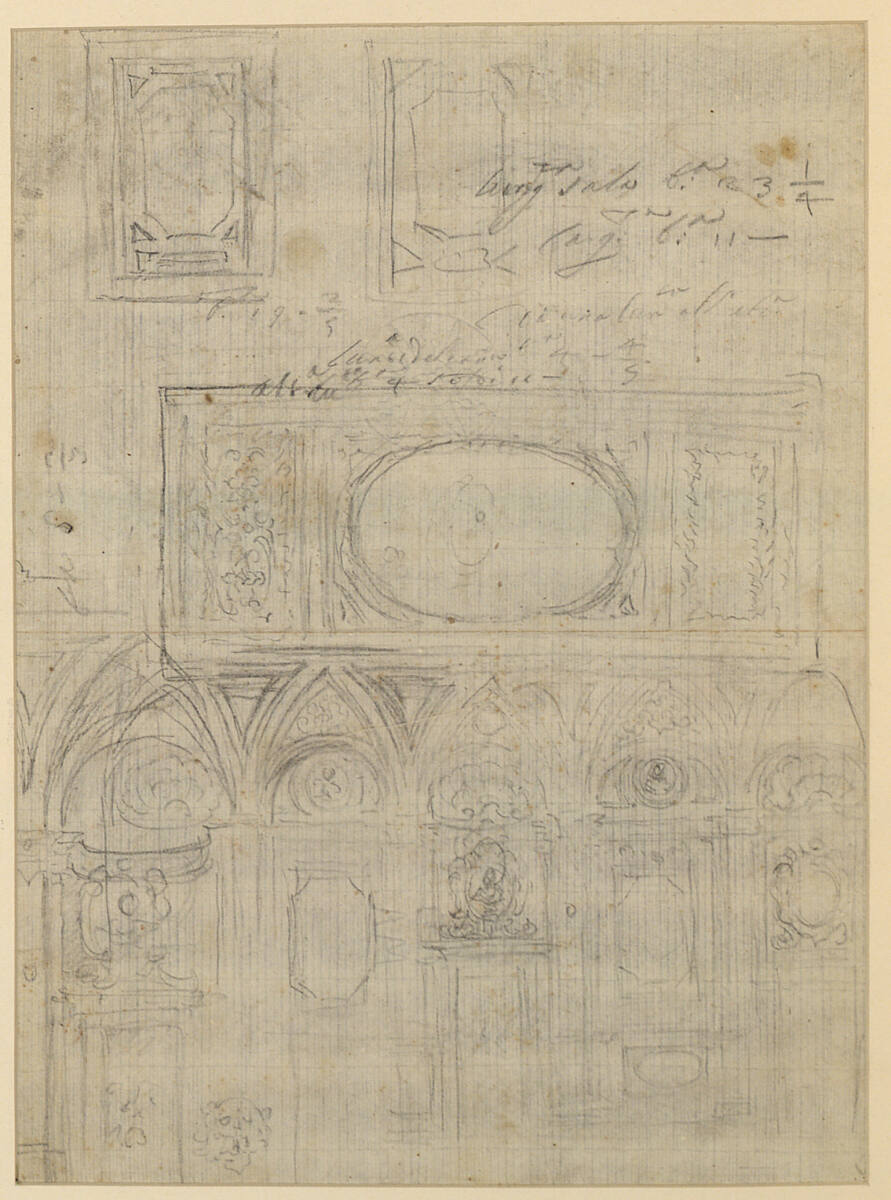 Architekturstudien für Wand- und Deckenausstattungen, Baldassare Franceschini, gen. il Volterrano