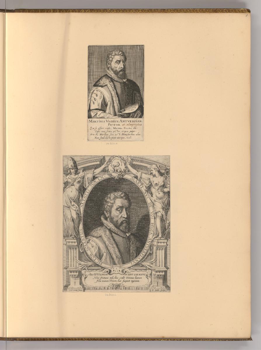 Martin de Vos, Porträt Martin de Vos, Inv. Nr.: Holland nach Sektionen II/6, H/II/6/1