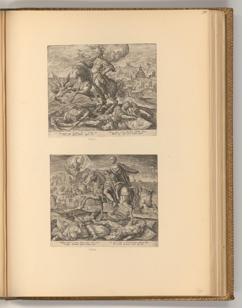 Marten de Vos Vol. II, Alexander Magnus; Julius Caesar, Inv. Nr.: Holland nach Sektionen II/7, …