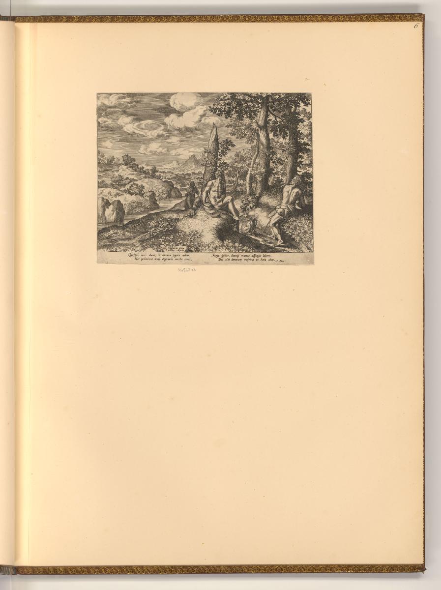 Gillis Mostaert. Marc Gerards. Hans Bol. Dirk Barentsen. Adrian de Weerdt., Landschaft mit zwei…