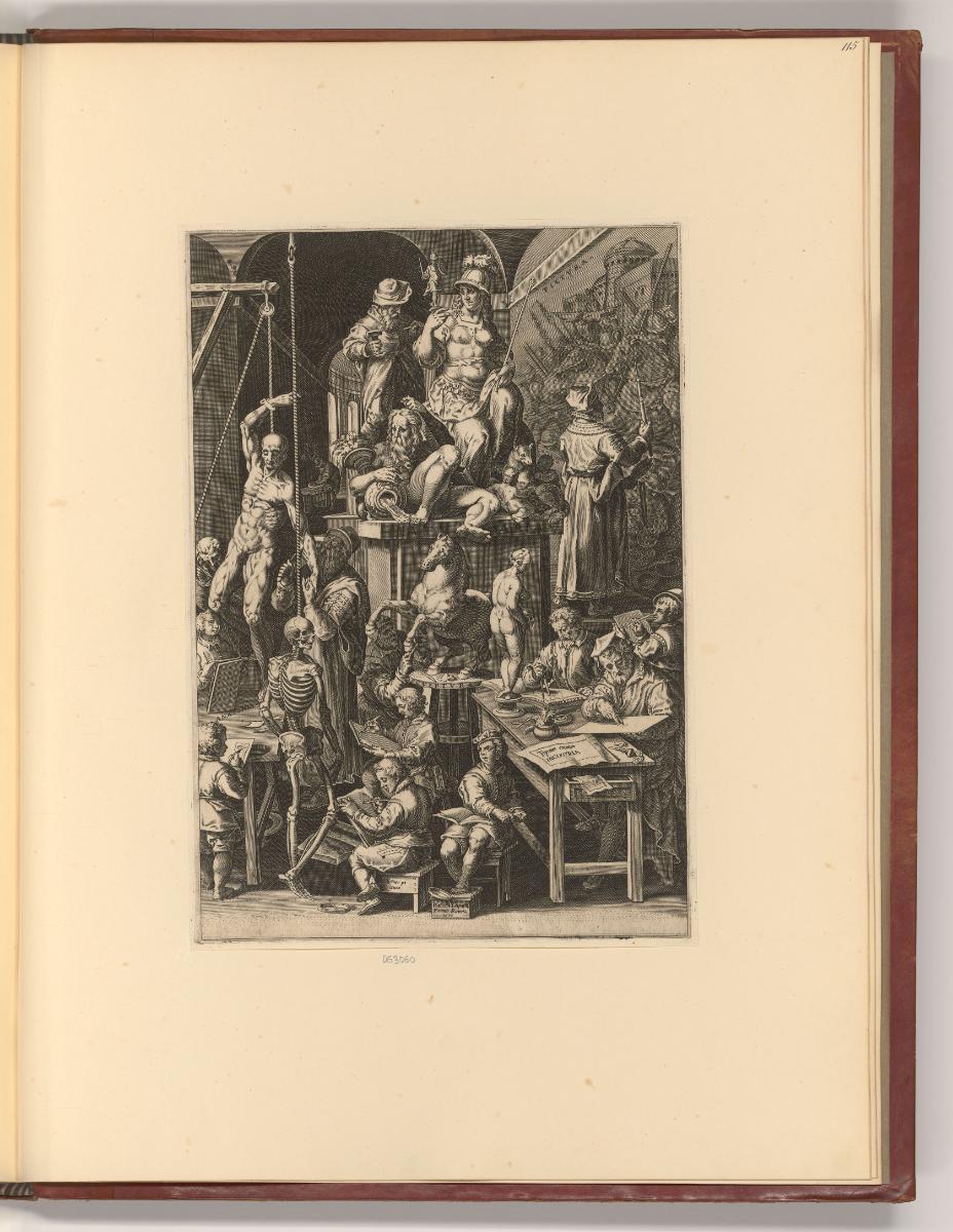 Jean Stradanus ou van der Straet Vol I., Die Praktizierenden der bildenden Kunst (Allegorie), I…