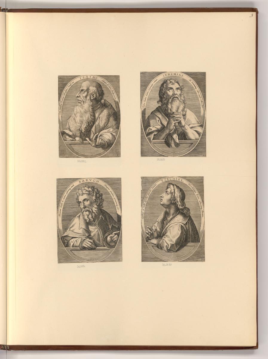 Jean Stradanus ou van der Straet Vol I., Propheten des Alten Testaments, Inv. Nr.: Holland nach…