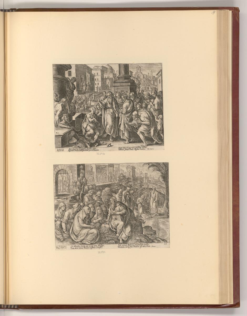 Jean Stradanus ou van der Straet Vol I., Taten der Apostel, Inv. Nr.: Holland nach Sektionen II…