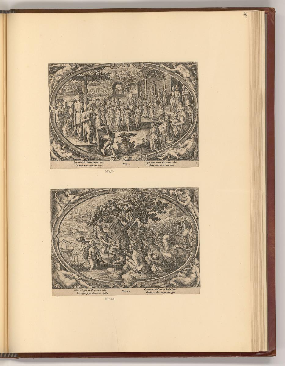 Jean Stradanus ou van der Straet Vol I., Ver; Aestas (Allegorie), Inv. Nr.: Holland nach Sektio…
