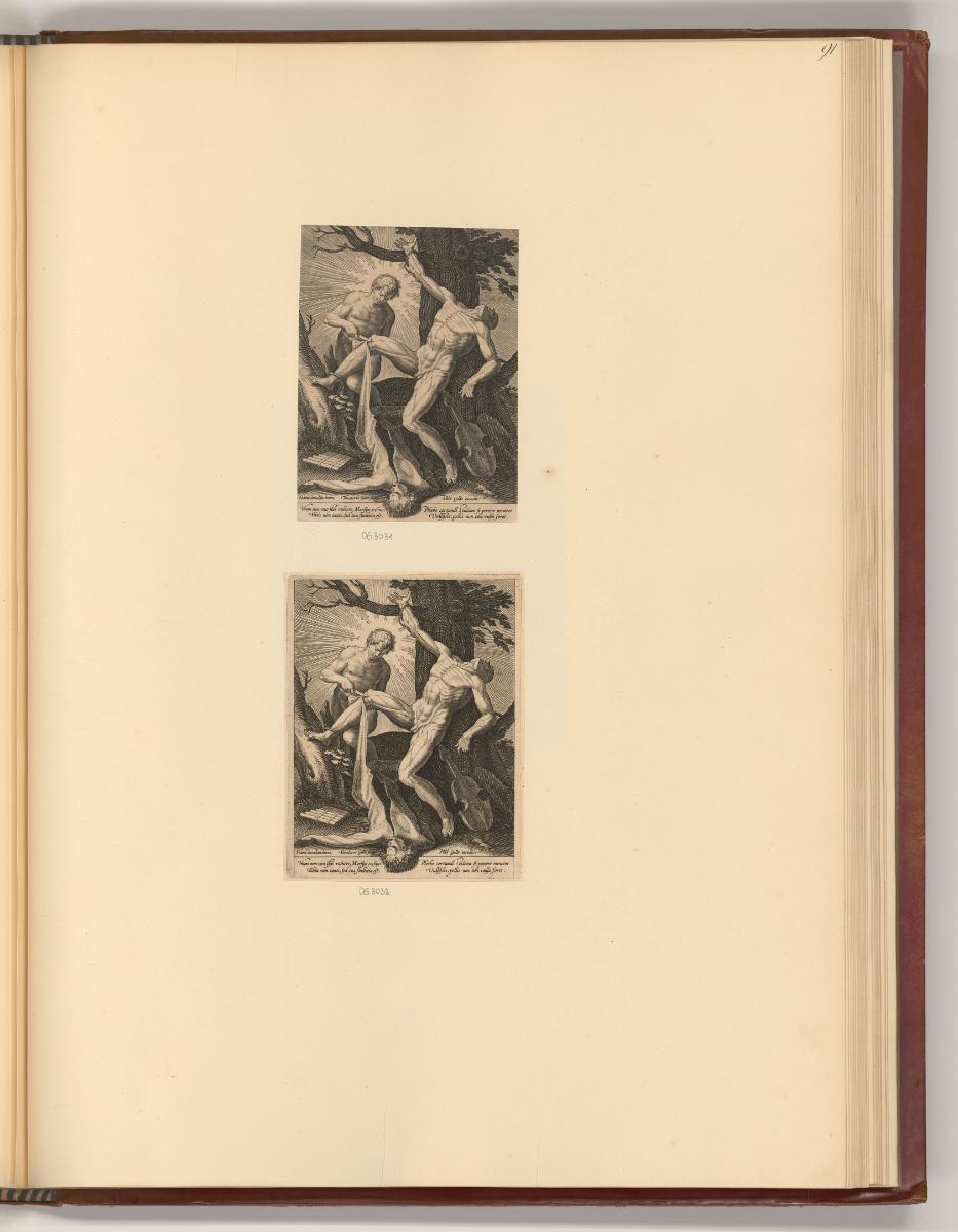 Jean Stradanus ou van der Straet Vol I., Die Häutung des Marsyas, Inv. Nr.: Holland nach Sektio…
