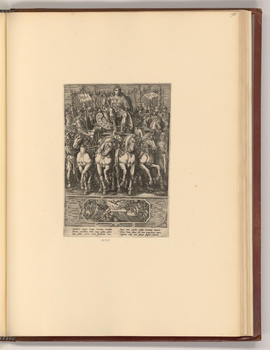 Jean Stradanus ou van der Straet Vol I., Römische Kaiser zu Pferd, Inv. Nr.: Holland nach Sekti…