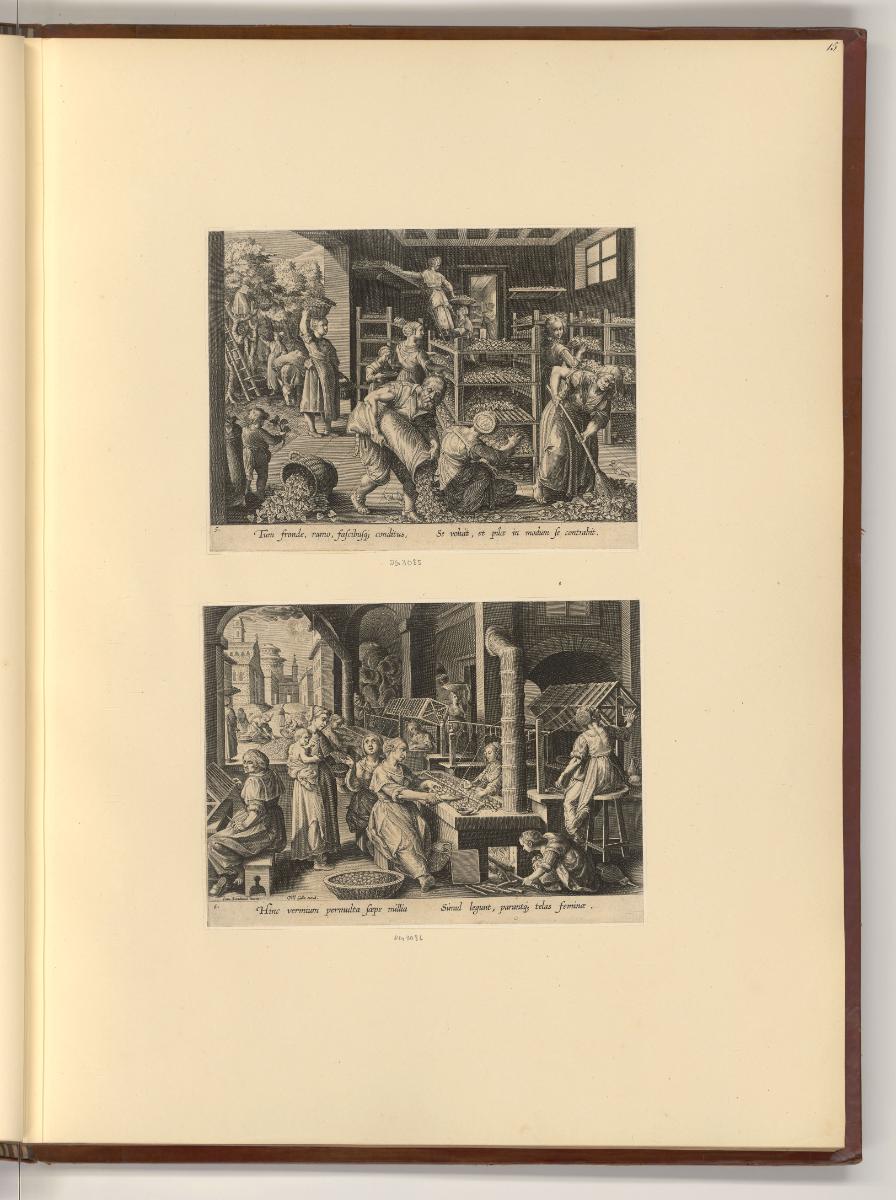 Jean Stradanus ou van der Straet Vol II., Die Markteinführung der Seidenraupe und die Produktio…