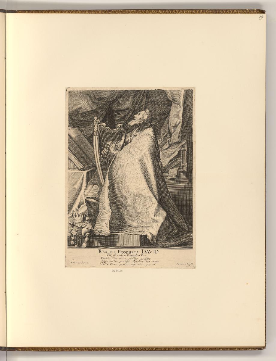 Abraham Bloemaert, Rex, et Propheta David, Inv. Nr.: Holland nach Sektionen II/12, H/II/12/19