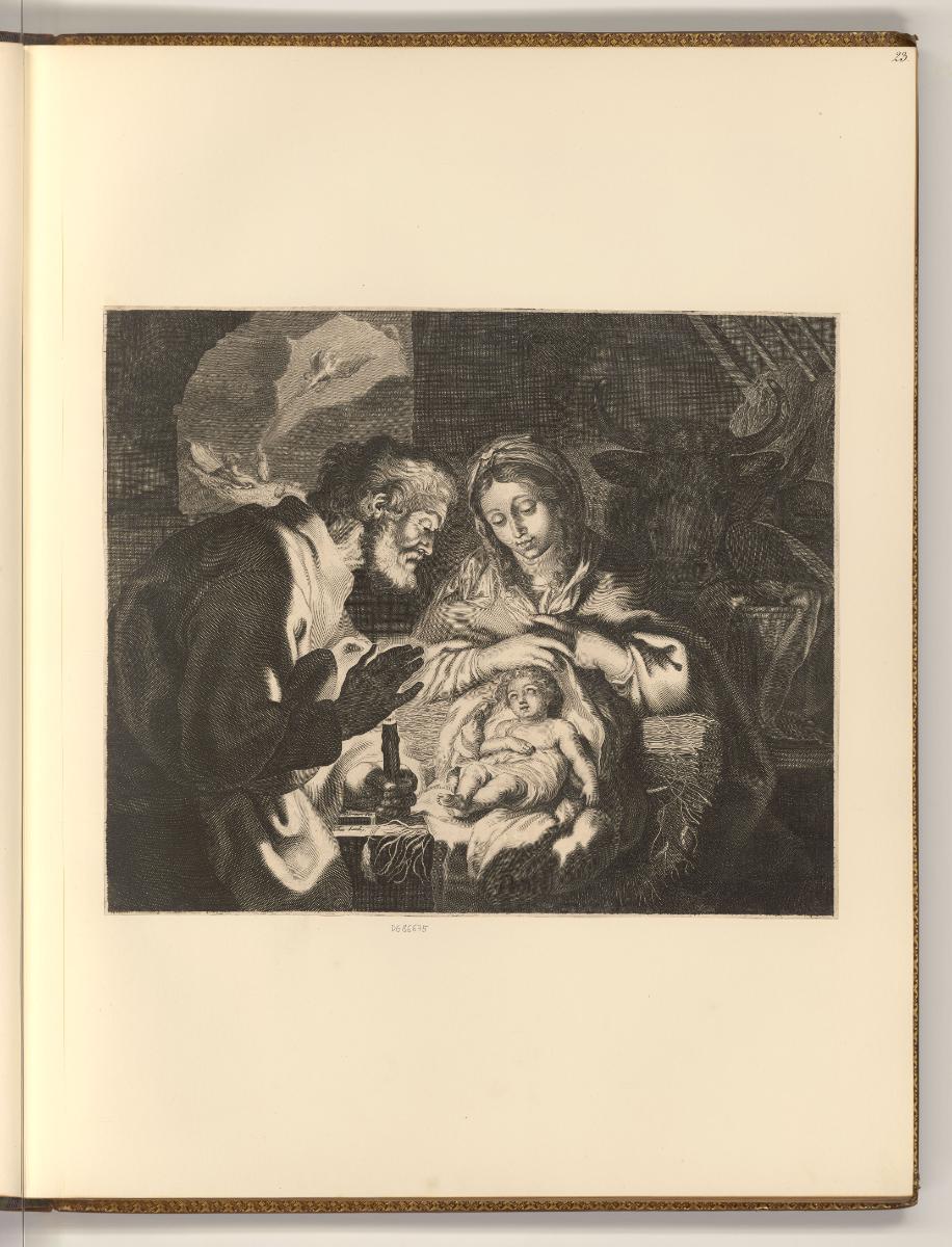 Abraham Bloemaert, Geburt Christi, Inv. Nr.: Holland nach Sektionen II/12, H/II/12/23