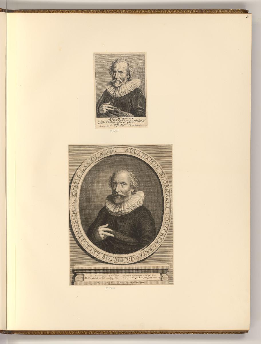 Abraham Bloemaert, Porträts Abraham Bloemaert, Inv. Nr.: Holland nach Sektionen II/12, H/II/12/…