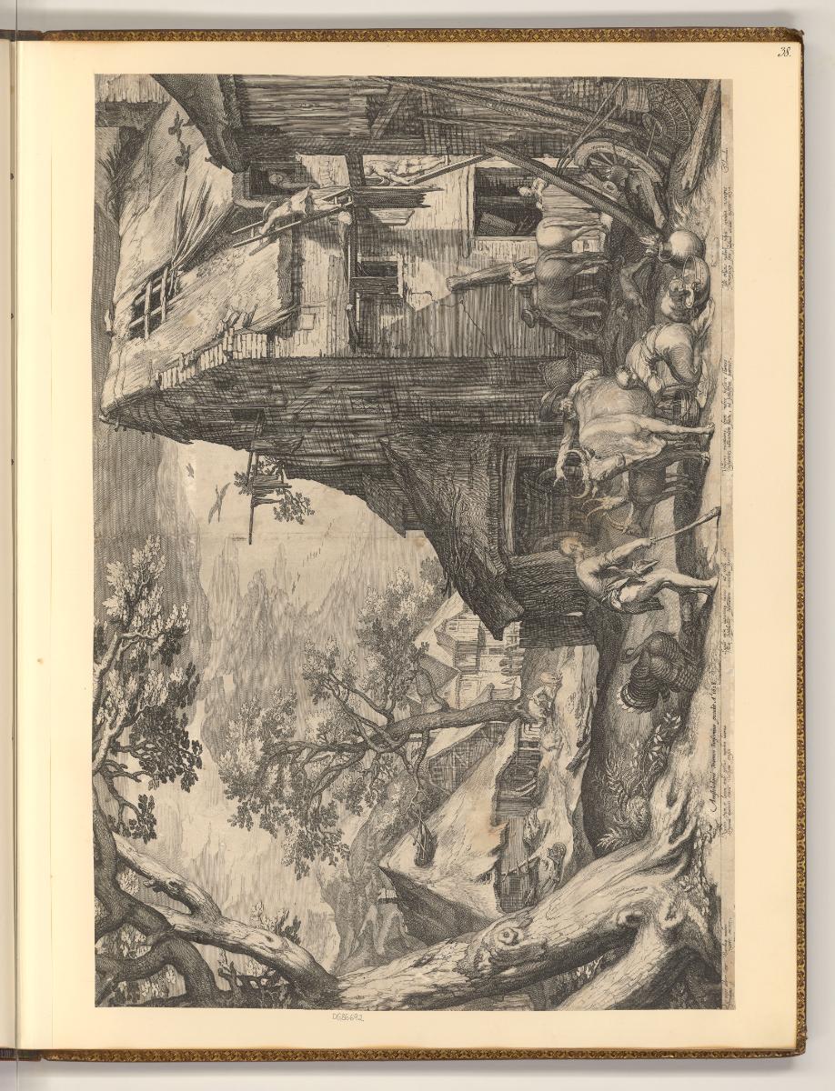 Abraham Bloemaert, Der verlorene Sohn als Schweinehirt, Inv. Nr.: Holland nach Sektionen II/12,…