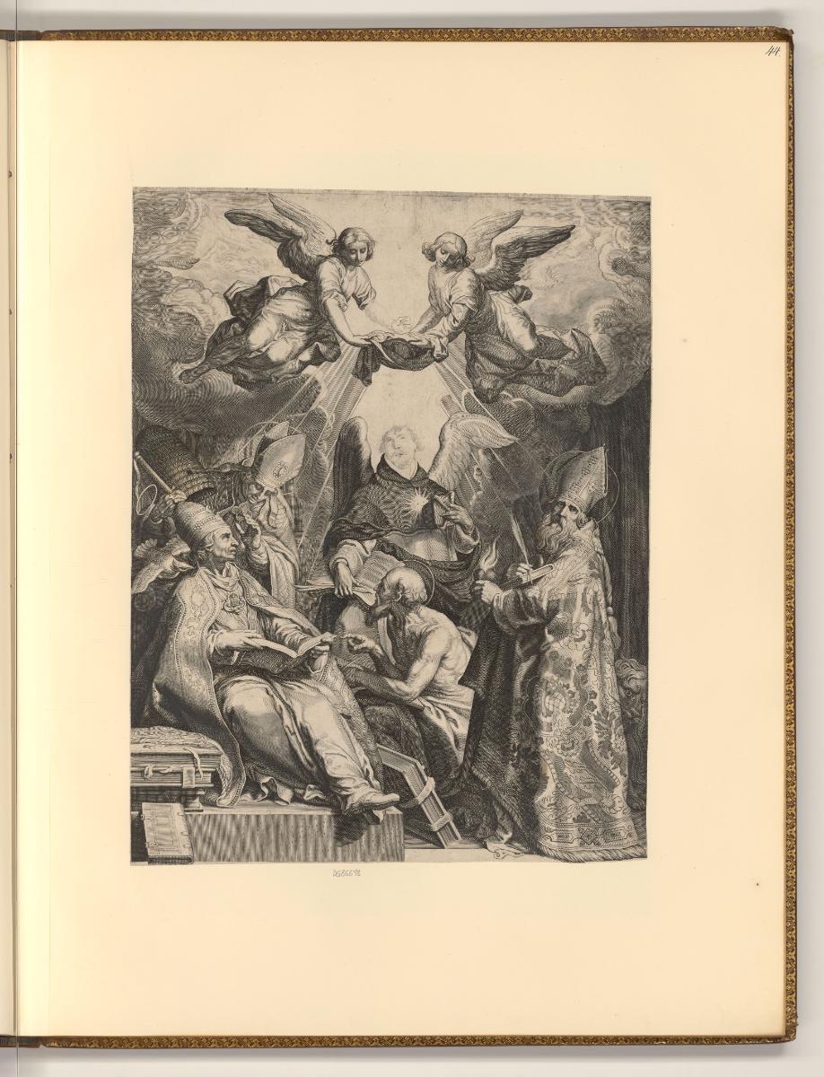 Abraham Bloemaert, Die vier lateinischen Kirchenväter, Inv. Nr.: Holland nach Sektionen II/12, …