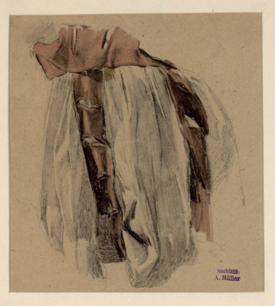 Anton Müller, Gewandstudie, Inv. Nr.: 30000