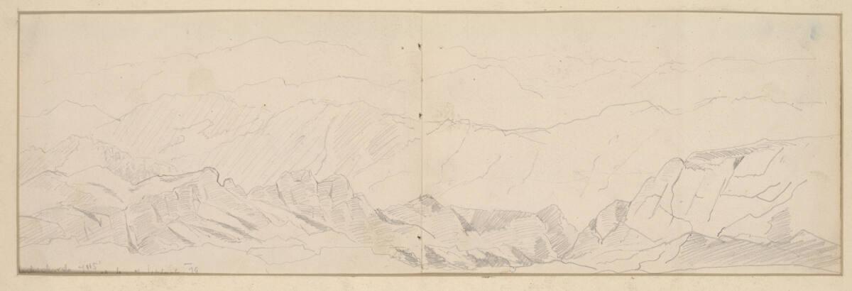Karl Müller, Berglandschaft, Inv. Nr.: 30002