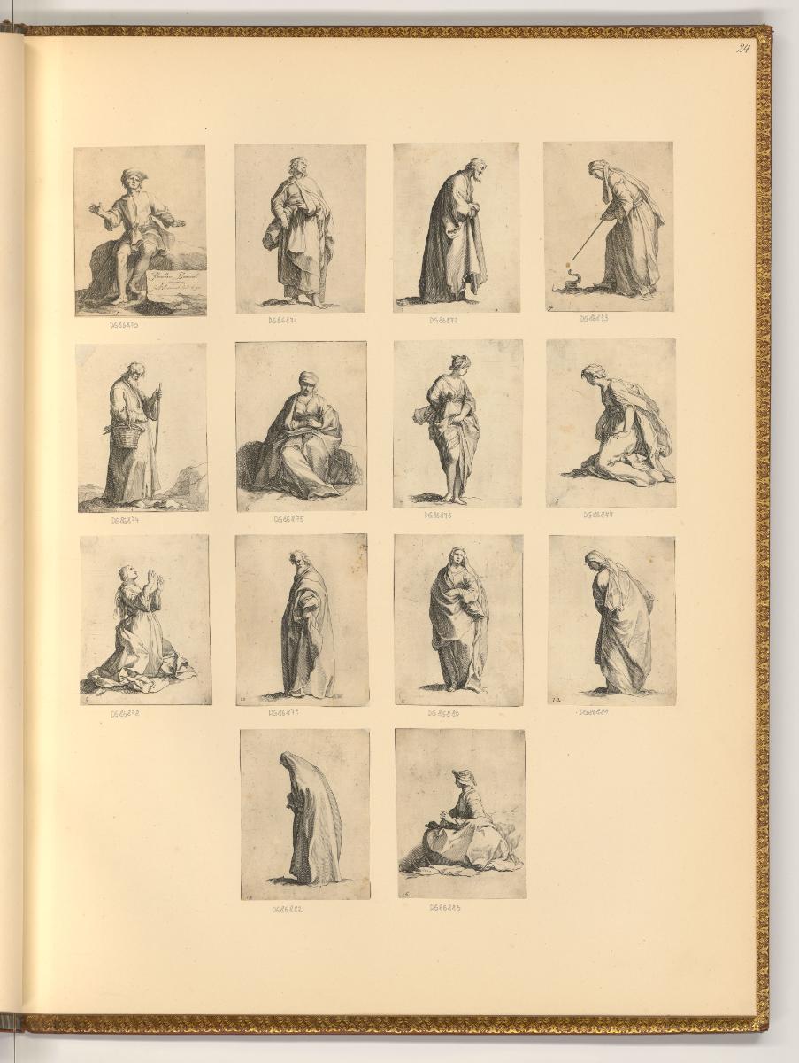 Abraham Bloemaert. Piéces gravées par Fréderic Bloemaert., Titelblatt, Figurenstudien, Inv. Nr.…