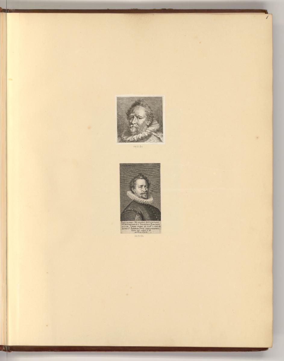 Barthelemi Spranger. Charles van Mander., Porträts Bartolomäus Spranger, Inv. Nr.: Holland nach…
