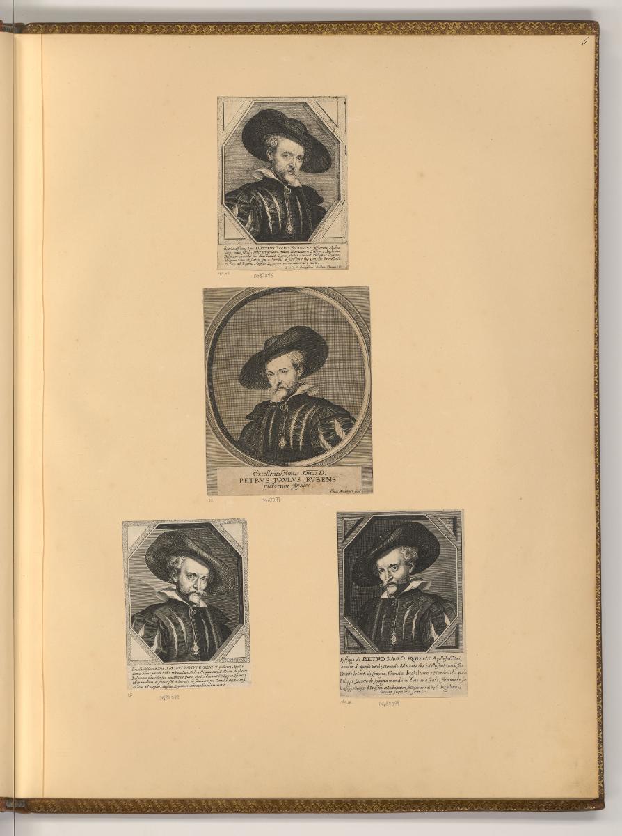 Pierre Paul Rubens Vol. I.; Pièces gravées par Boece et Schelte de Bolswert, Porträt Peter Paul…