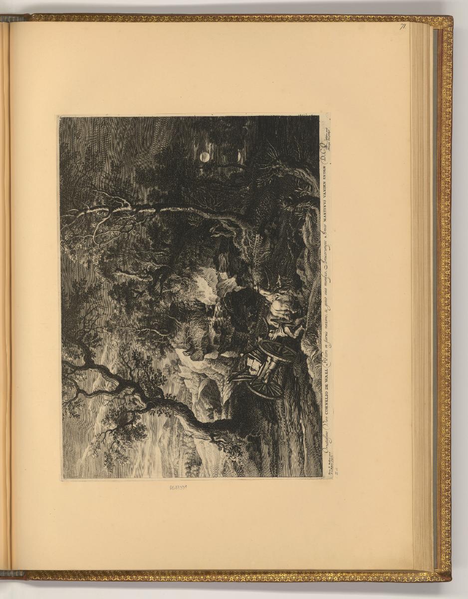 Pierre Paul Rubens Vol. I.; Pièces gravées par Boece et Schelte de Bolswert, Landschaft mit Pfe…