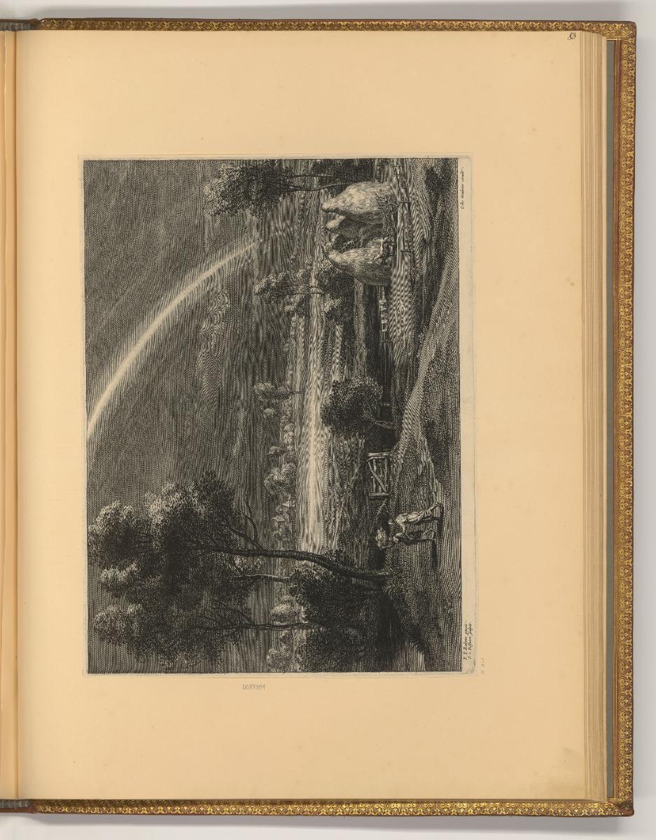 Pierre Paul Rubens Vol. I.; Pièces gravées par Boece et Schelte de Bolswert, Landschaft mit Reg…