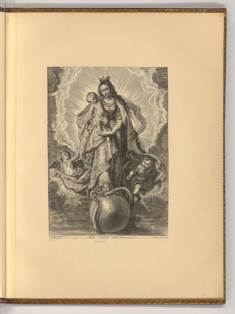 Pierre Paul Rubens Vol. VII. Pièces par des Graveurs du dix-septieme Siècle, Maria der unbeflec…