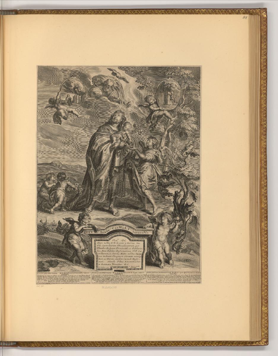 Pierre Paul Rubens Vol. VII. Pièces par des Graveurs du dix-septieme Siècle, Hl. Josef mit Jesu…