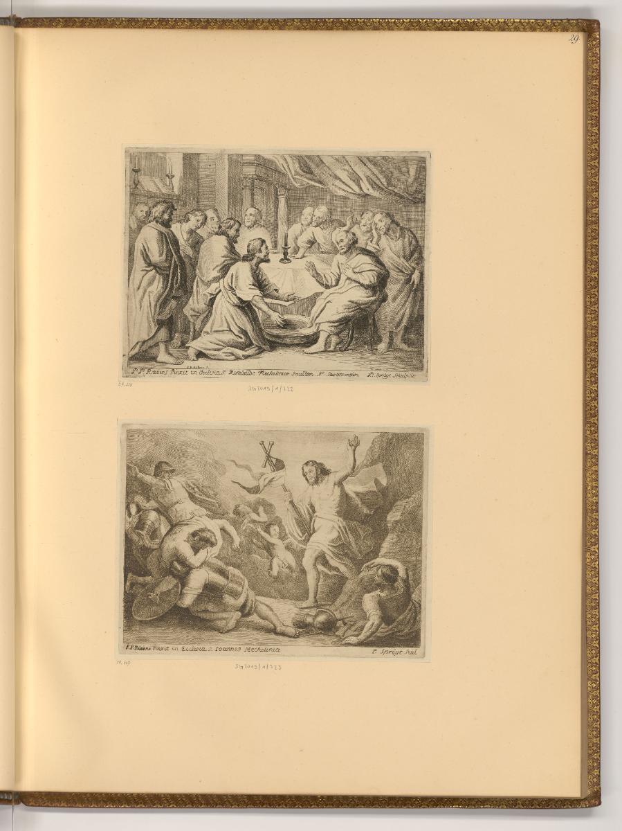 Pierre Paul Rubens Vol. VIII. Différentes Suites, Ausstattung von Kirchen in Mechelen: Fußwasch…