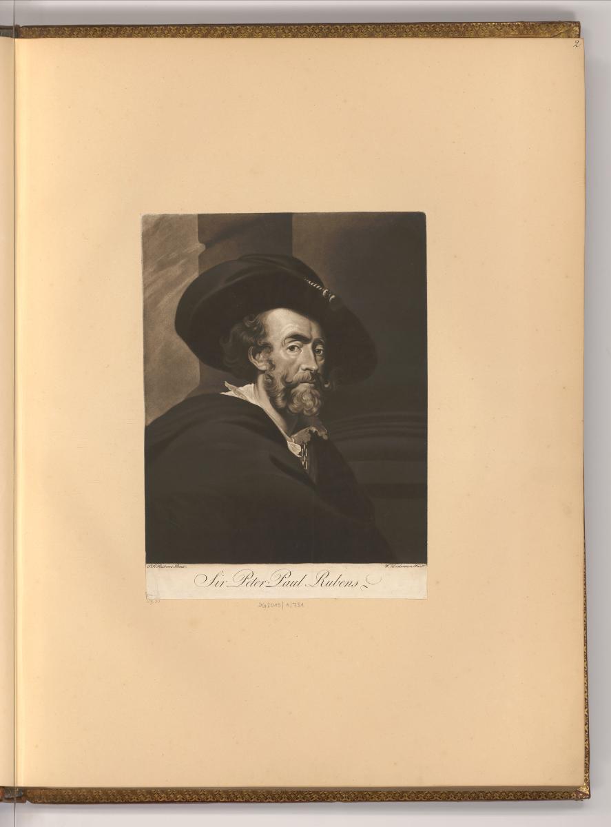 Pierre Paul Rubens Vol. IX. Par différens graveurs du XVIII. Siècle., Porträt Peter Paul Rubens…