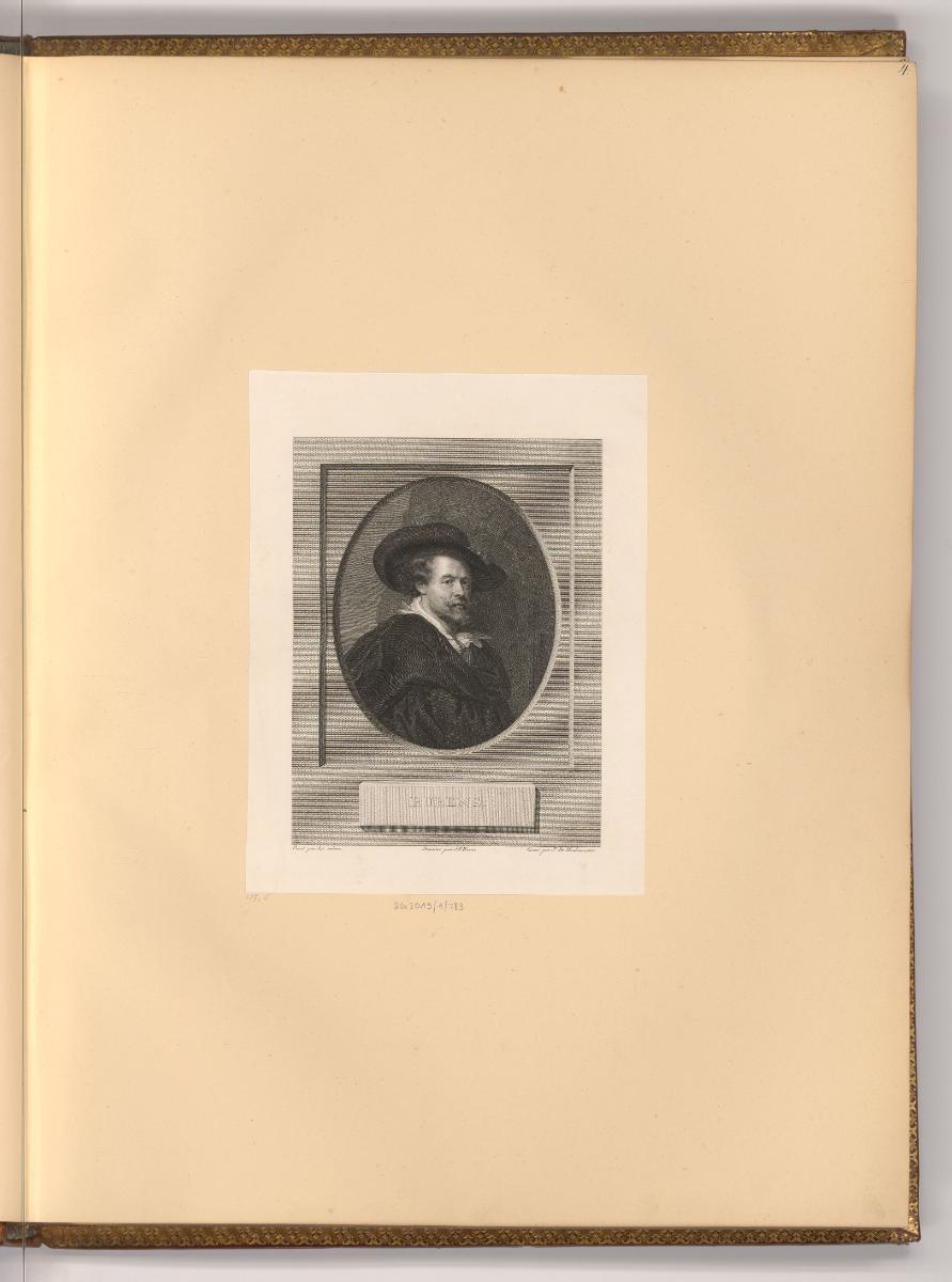 Pierre Paul Rubens Vol. IX. Par différens graveurs du XVIII. Siècle., Porträt Peter Paul Rubens…