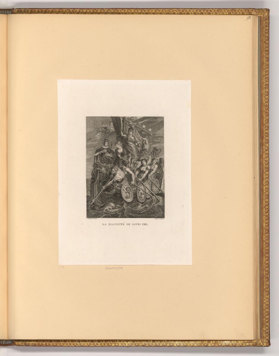 Pierre Paul Rubens Vol. X. par différents graveurs du XVIII. Siècle, La Majorite du Roy Louis X…
