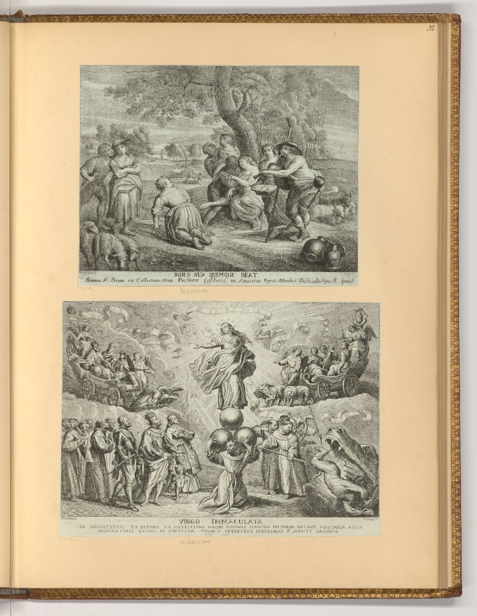 Pierre Paul Rubens Vol. XI. par différents graveurs du XVIII. Siècle, Schäfer und Schäferinnen;…