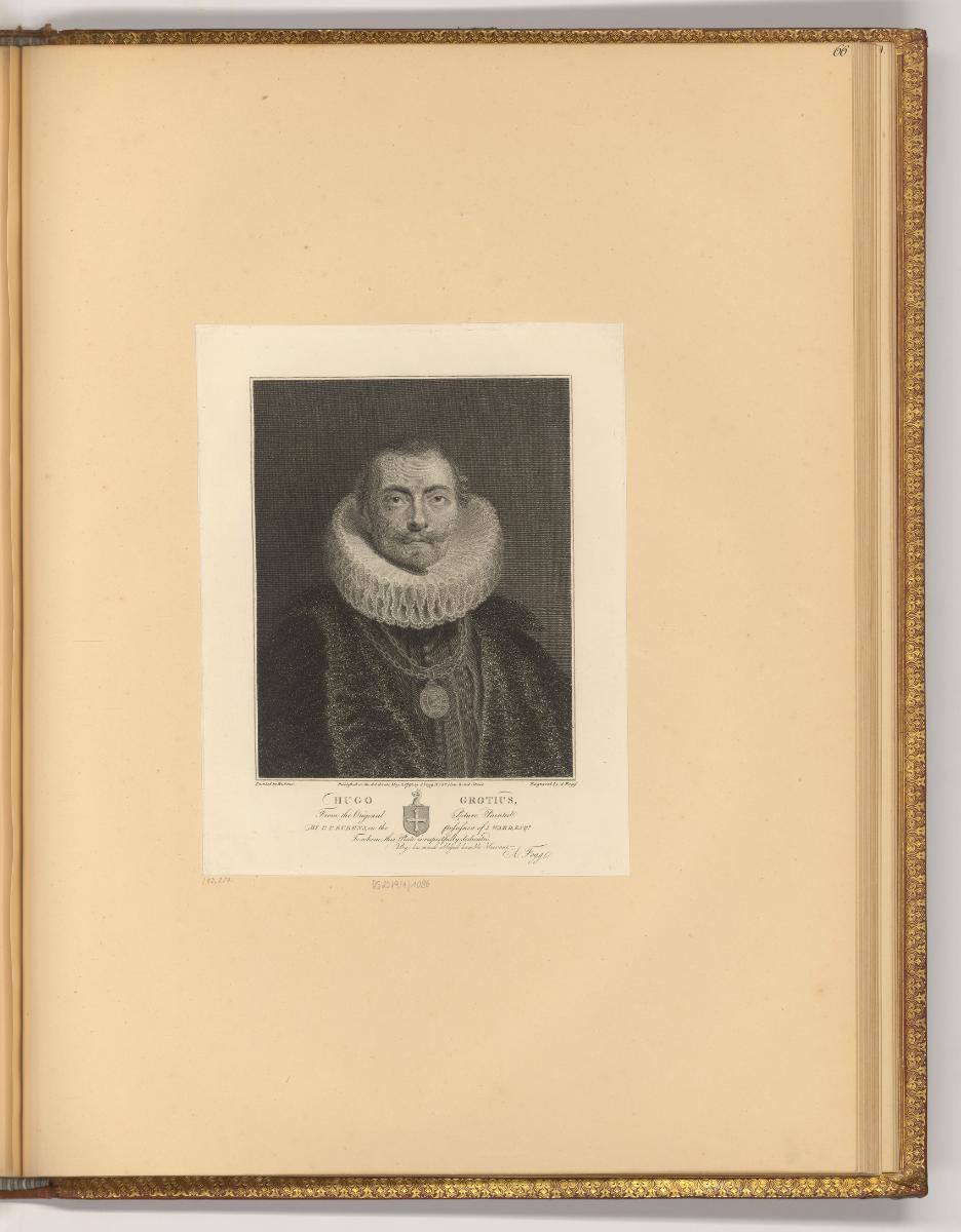 Pierre Paul Rubens Vol. XI. par différents graveurs du XVIII. Siècle, Porträt Hugo Grotius, Inv…